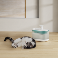 Fontaine à eau automatique pour animaux de compagnie Ultra Quite 2.1L Fontaine à eau pour chien Mangeoire à eau pour chat Fontaine à boire