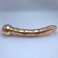 Consolador de cristal transparente para mujer, pene de cristal para sexo Anal, Juguetes sexuales