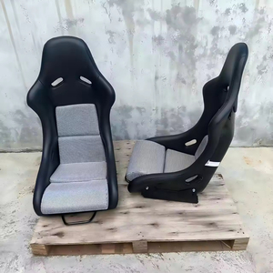 Voiture modifiée avec siège baquet Recaro Pole Bucket et dossier en fibre de verre, production sur mesure, compatible avec Porsche 992 <span class=keywords><strong>GT3</strong></span> Series - Product Image 2