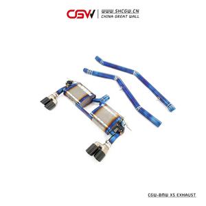 Suara Growling Knalpot Titanium Knalpot Catback untuk Gaya BMW X5 F15 X5M - Product Image 6