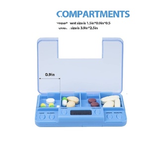 Bán Chạy Hẹn Giờ Báo Thức Du Lịch Tự Hẹn Giờ Hộp Thuốc Tổ Chức Hàng Tuần Thuốc Quả Điện Tử 4 Ngăn Trường Hợp Nhắc Nhở - Product Image 2