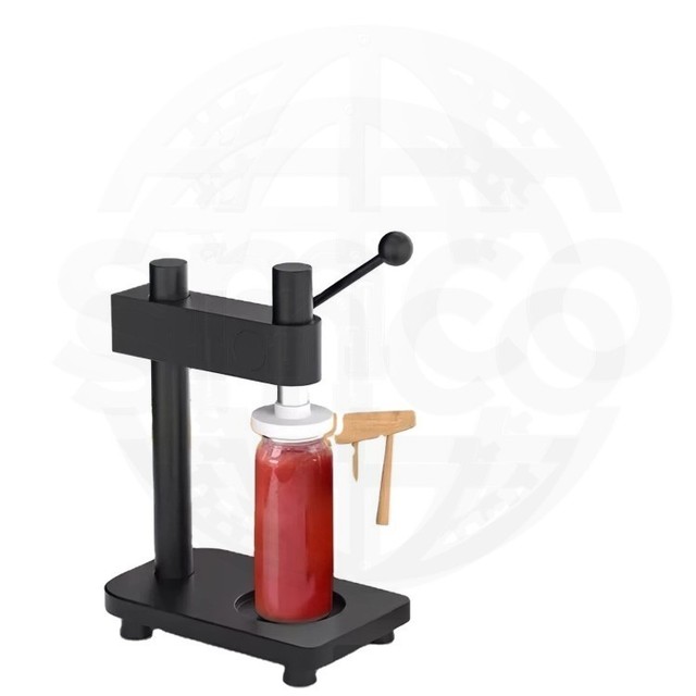 High Quality Commercial Can Sealer Juice Lemon Tea Adjustable Beverage Manual Can Sealing Machine for Bottles in Drinks Shop Use