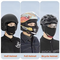 Gorro de Ciclismo para Hombre y Mujer, Gorro de Esquí con 1 Orificio, Gorro para Motocicleta