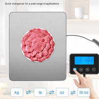 Balance postale numérique industrielle en acier inoxydable Rechargeable par USB de haute qualité 200kg balance de plate-forme d'expédition OEM personnalisable