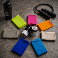Serviette rafraîchissante en microfibre personnalisée pour événements, avec logo sur mesure, souvenir de marathon, serviette de sport respirante à froid instantané pour la course à pied