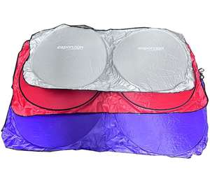 รถบังแดด รถยนต์แบบกําหนดเอง รถบังแดด โลโก้ที่กําหนดเองพับได้ รถบังแดดหน้าต่าง - Product Image 1