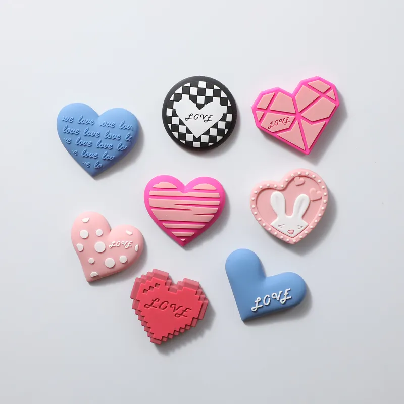 Wholesale Cheap price soft Rubber 3d love symbol Fridge Magnet Souvenir magnets for fridge custom printed