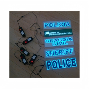 Chaleco de Seguridad <span class=keywords><strong>EL</strong></span> con la inscripción 'Guardián del Turno de Noche' para Trabajadores. Luz <span class=keywords><strong>EL</strong></span> activa para correr de noche, trabajar y patrullar. Ilumine Su Seguridad - Product Image 6