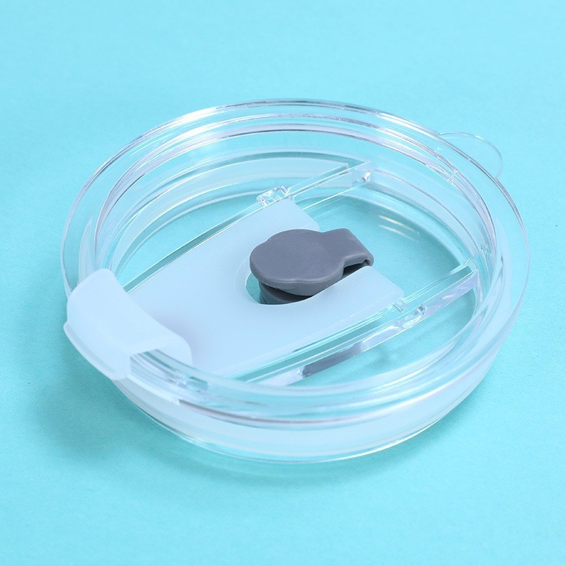Couvercle en paille transparente de 12 oz