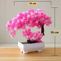 Plante artificielle en pot petit arbre fausse verdure pot en plastique maison bureau décoration de mariage écologique longue durée floral