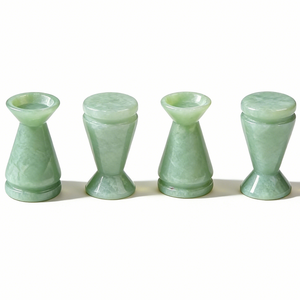 Set di Scacchi in Resina Direttamente dalla Fabbrica, Splendide Figure Blu Tonalità Re Regina Cavaliere Vescovo Sculture - Product Image 1