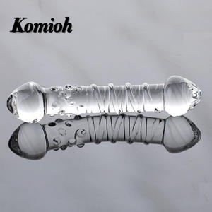 Hot Selling Lage Prijs <span class=keywords><strong>7</strong></span> <span class=keywords><strong>Inch</strong></span> 17.5Cm Realistische Lange Enorme <span class=keywords><strong>Dildo</strong></span> Clear Glas Crystall <span class=keywords><strong>Dildo</strong></span> - Product Image 1