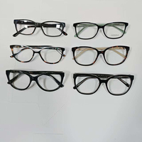 Monturas de Gafas Unisex de Acetato con Bisagras de Resorte, Ligeras y Cómodas, Bajo MOQ para Tiendas Ópticas