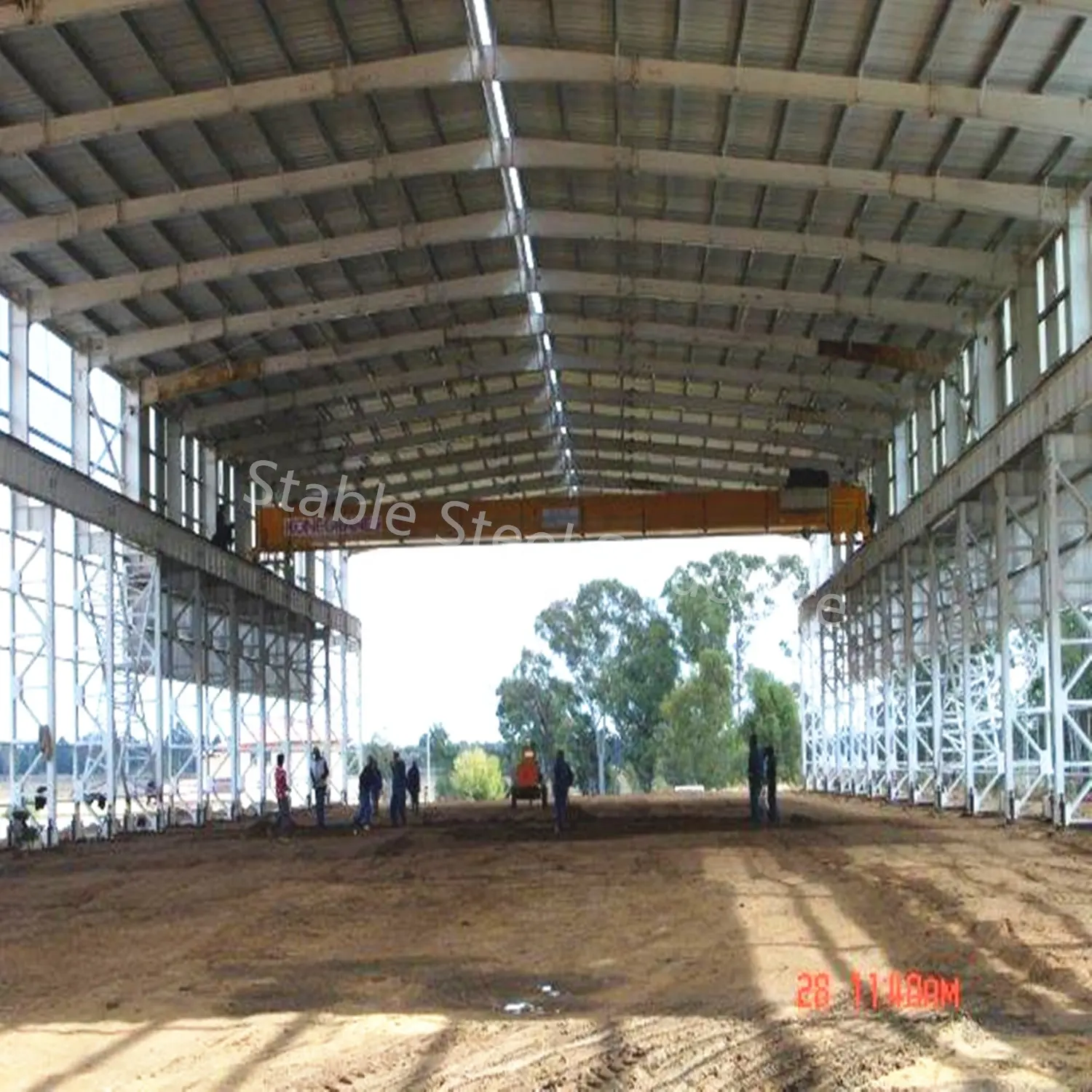 Novo projeto de construção de fábrica de metal, galpão de aço para estruturas de aço, armazém de aço pré-fabricado