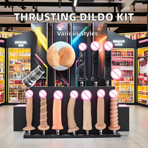 Лидер продаж, насадки для секс-машины для взрослых, реалистичные фаллоимитаторы, массажный пистолет, насадки с креплениями для дилдо - Product Image 5
