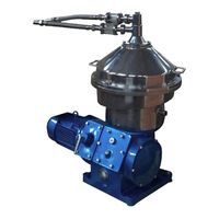 Nouveau séparateur rotatif à centrifugeuse à disque automatique pour la concentration en latex de caoutchouc