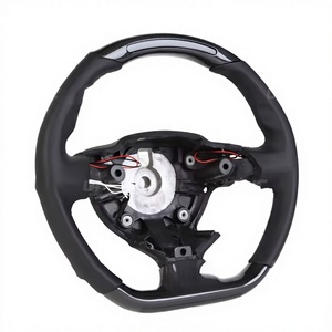 Volant en fibre de carbone véritable pour Ferrari 458 488, compatible avec les pièces sportives en carbone, références 87711800, 87716400, 342281, 341768 - Product Image 1