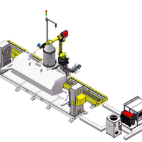 Système de robot de soudage industriel FANUC à 6 axes, haute précision, MIG TIG, automatisation de la soudure, fabrication de métaux, boîte de vitesses
