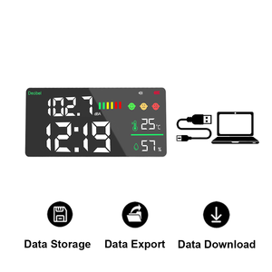 Medidor de Sonido Digital LED de Pared, Pantalla a Color, Medidor de Decibelios, Probador de <span class=keywords><strong>Logr</strong></span>, 30-130 dB - Product Image 1