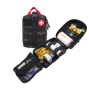 <span class=keywords><strong>Kit</strong></span> de survie professionnel compact avec pochette tactique Molle et attelle, pour tremblements de terre et activités de plein air - Product Image 3