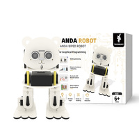 Kit de Robot Educativo Tscinbuny Panda, Kit de Programación Gráfica DIY para Adultos y Niños, Kit de Robot DIY para Arduino