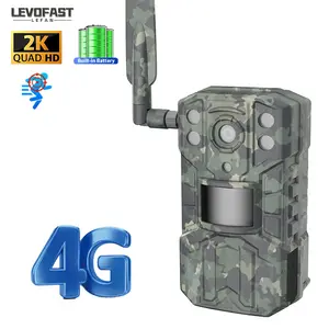 Levofast กล้องล่าสัตว์4G LTE, กล้องล่าสัตว์เล่นเกมไร้สายมองเห็นกลางคืนกล้องล่าสัตว์กล้องล่าสัตว์4G