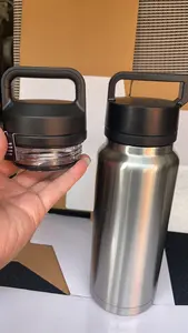 Công Suất Siêu Lớn 36Oz 304 Thép Không Gỉ Chân Không Cách Nhiệt Flask Chai Nước Với Thiết Kế Mới Nắp