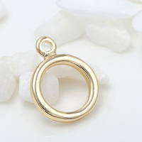 Vente en gros de fermoirs en laiton plaqué or 14 carats, boucles OT pour la fabrication de bijoux DIY, adaptés à la fabrication de bracelets et de colliers, accessoires