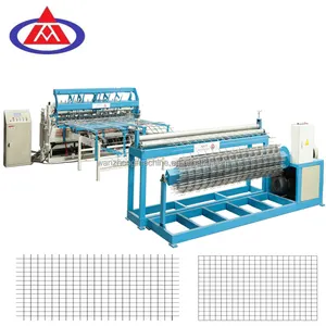 hot sale fully automatic steel wire mesh welding making machine for panel and roll mesh in Algeria