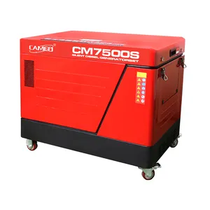 Portable Clamshell Silent Electric Diesel Generator Set Price 5kw 5kVA 5 Kw kVA 5000W 5000 Watt 3 phase power dynamo