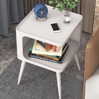 Kinno Meilleure vente petit canapé de salon en fer Table basse d'angle avec armoires