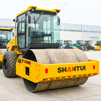 Rouleau compresseur vibrant à tambour unique SHANTUI de 10 tonnes avec moteur Weichai pour la construction routière