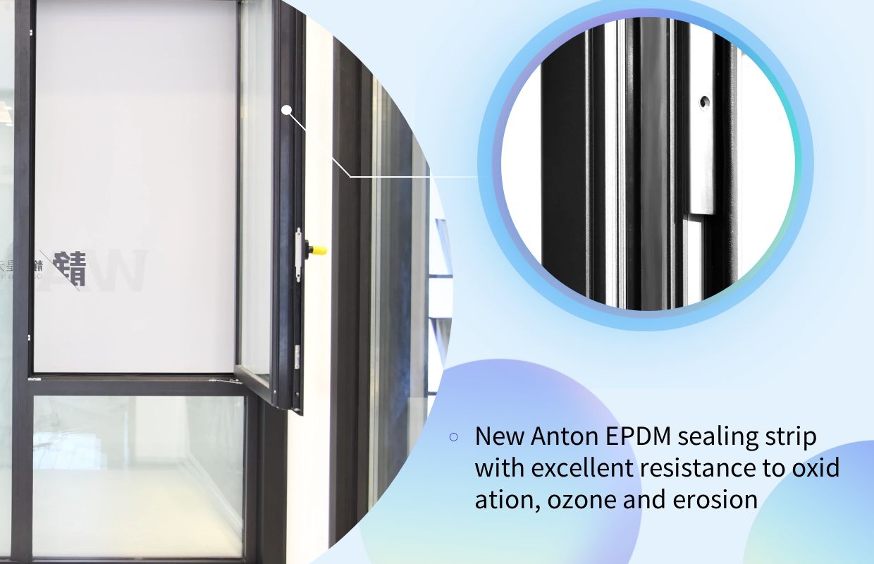 شیشه عایق حرارتی پنجره آلومینیومی لمینت دو جداره 4