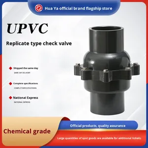 Hướng dẫn sử dụng một chiều kiểm tra van uPVC lật tấm và van kiểm tra Swing PVC Thiết kế ngang cho ứng dụng hóa học phương tiện truyền thông nước - Product Image 4