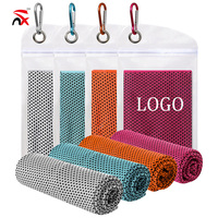 Serviette rafraîchissante en microfibre Nuoxin de haute qualité, personnalisable avec logo, douce, respirante, pour le yoga et les activités sportives