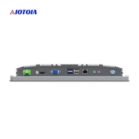 PC Panel Industri Tanpa Kipas 10,4 Inci All In One Komputer Layar Sentuh Kapasitif Sepuluh Titik 2 LAN 4 USB 3 COM P10RW T