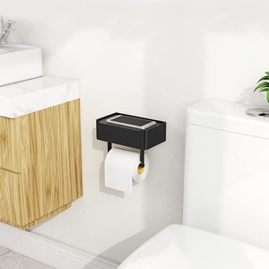 YOTO <span class=keywords><strong>porta</strong></span> carta velina in acciaio inossidabile <span class=keywords><strong>porta</strong></span> carta igienica con Dispenser salviettine umidificate accessorio doppio bagno - Product Image 6