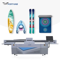 Máquina de impresión UV fácil de operar de gran formato Fortune para impresora de cama plana de vidrio acrílico 2513 UV 2513 plotter de cama plana UV