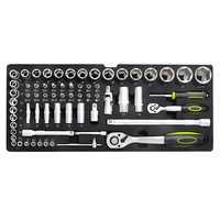 Ensemble d'outils de 119 pièces, boîte à outils portable à quatre étages