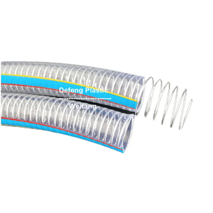 Ligne de production de tuyaux flexibles renforcés de fil d'acier PVC pour usine, avec fil de ressort auxiliaire pour le traitement des tuyauteries - Product Image 1