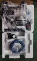 Kit de pistolet aérographe portable à double action, alimentation par gravité, compresseur à piston unique, moteur sans huile, refroidissement par air, pour la peinture de modèles