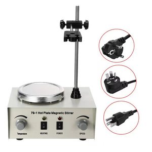 Placa de Calentamiento Magnética de Laboratorio Nathi Reliable de 250W, 2400 rpm, Mesa de Trabajo de 125 mm, Mezclador Magnético de 1L, 0-99.9C, Pantalla Gráfica - Product Image 4