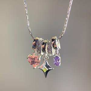 Collar de Plata de Ley S925 con Doble Calabaza de Jade Transparente Estilo Chino Nuevo para Mujer, Colgantes y Dijes Finos y Elegantes - Product Image 1