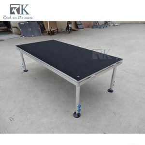 Square <b>Platform</b> <b>Stage</b> Assembly Aluminum Adjustable Four Legs <b>Stage</b> <b>Platform</b> - Product Image 5