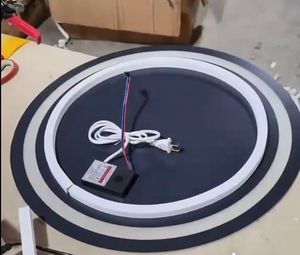 Tira de Espuma EVA Blanca Moderna Perfil Autoadhesivo para Espejos de Baño con Forma Rectangular Iluminada para Uso en Apartamentos - Product Image 6