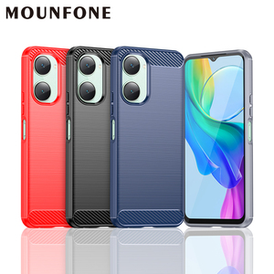 Funda Protectora Trasera para Teléfono 2026 Jmax Ultrafina, Resistente a Golpes, de <span class=keywords><strong>Fibra</strong></span> de Carbono Cepillada, Suave, Anti-Huellas, para <span class=keywords><strong>Y</strong></span> <span class=keywords><strong>02</strong></span> 03 18 30 33 E 5g - Product Image 1