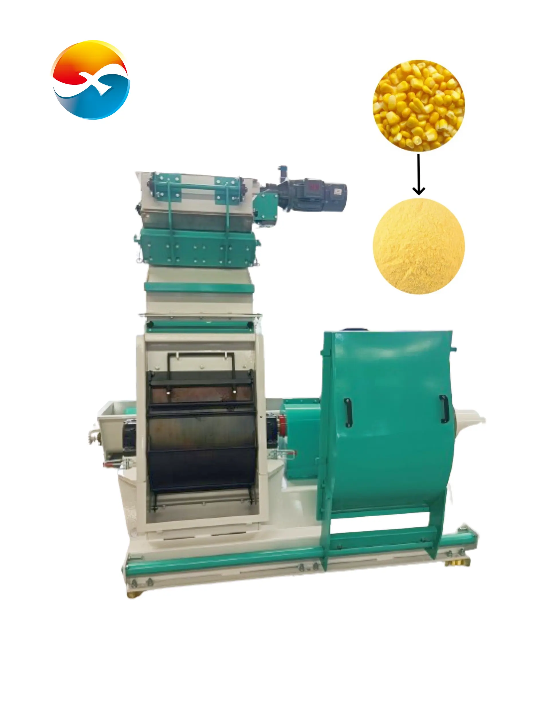 Marka yeni fabrika doğrudan satış kaliteli mısır taşlama makinesi mısır değirmeni makinesi otomatik mısır değirmeni değirmen