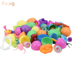 Juego de Huevos de Pascua de Plástico Rellenables, Huevos de Pascua con Juguetes en el Interior, Juego de Figuras de Huevos de Pascua para Niños, Regalos para Fiestas - Product Image 2