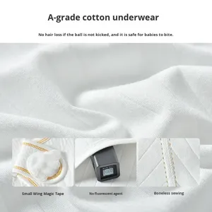Juego <span class=keywords><strong>de</strong></span> <span class=keywords><strong>Ropa</strong></span> <span class=keywords><strong>de</strong></span> Algodón Orgánico Suave <span class=keywords><strong>de</strong></span> Primera Calidad para Recién Nacidos, Caja <span class=keywords><strong>de</strong></span> Regalo <span class=keywords><strong>de</strong></span> Lujo, Logotipo Personalizado, Proveedor Mayorista OEM - Product Image 6