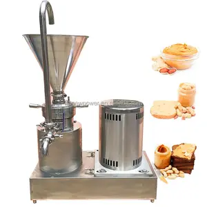 Industri elektrik applesauce penggiling mentega kacang coklat/mesin pembuat mentega kacang koloid Mill